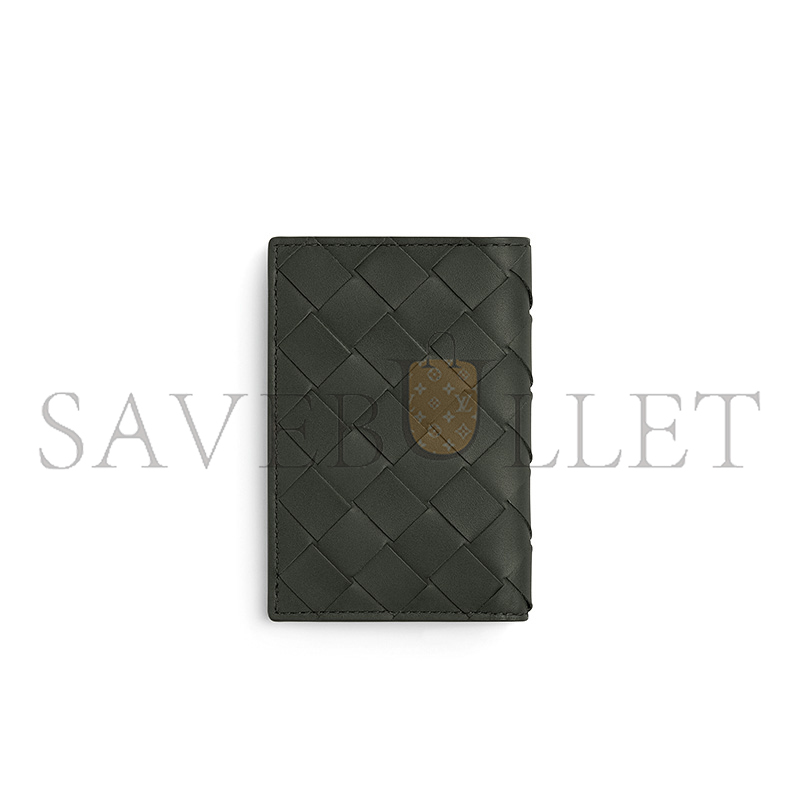 BOTTECA VENETA INTRECCIATO FLAP CARD CASE 749417VCPQ43009 (11.2*8*1cm) BOTTECA VENETA INTRECCIATO FLAP CARD CASE 749417VCPQ43009 (11.2*8*1cm)